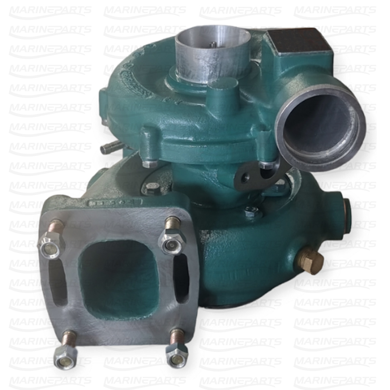 Turbocharger for Volvo Penta 40-series with Billet-Compressor Unit and Stainless Steel Sleeve