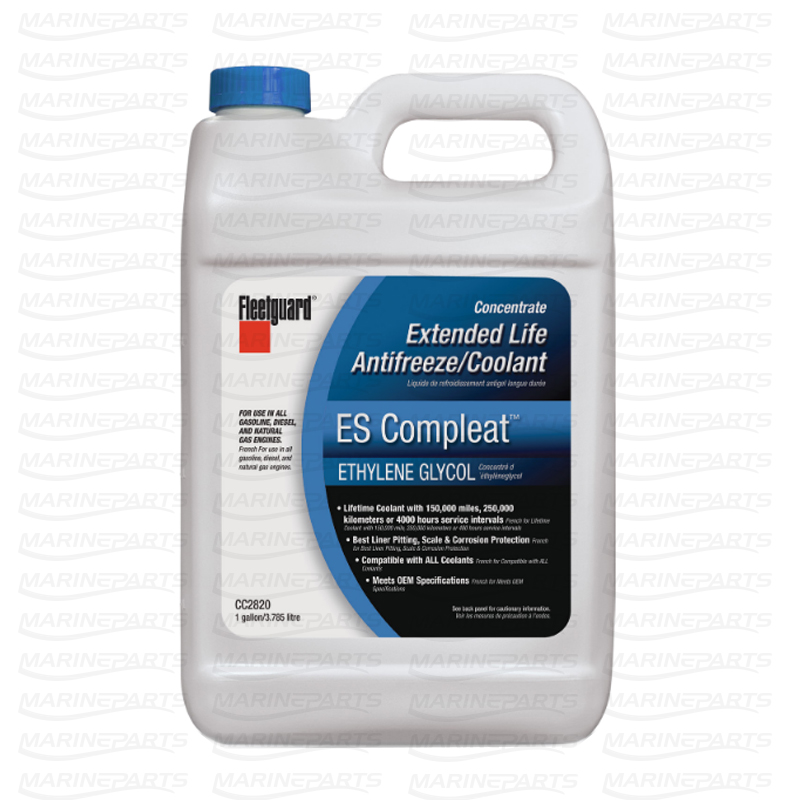 Fleetguard ES Compleat EG Premix 50/50 Blue Antifreeze/Coolant 5L