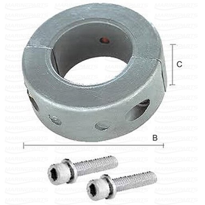 Sõukruvi võlli anood 3-1/2