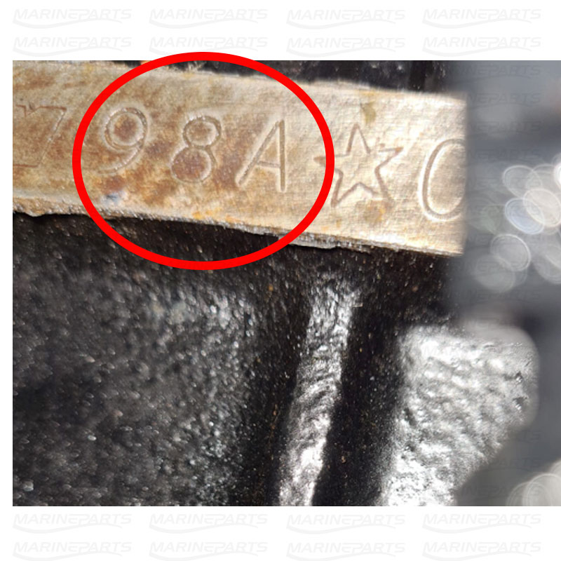 Engine repair kit for MerCrusier D254 4.2L IDI 98A marine diesel engines