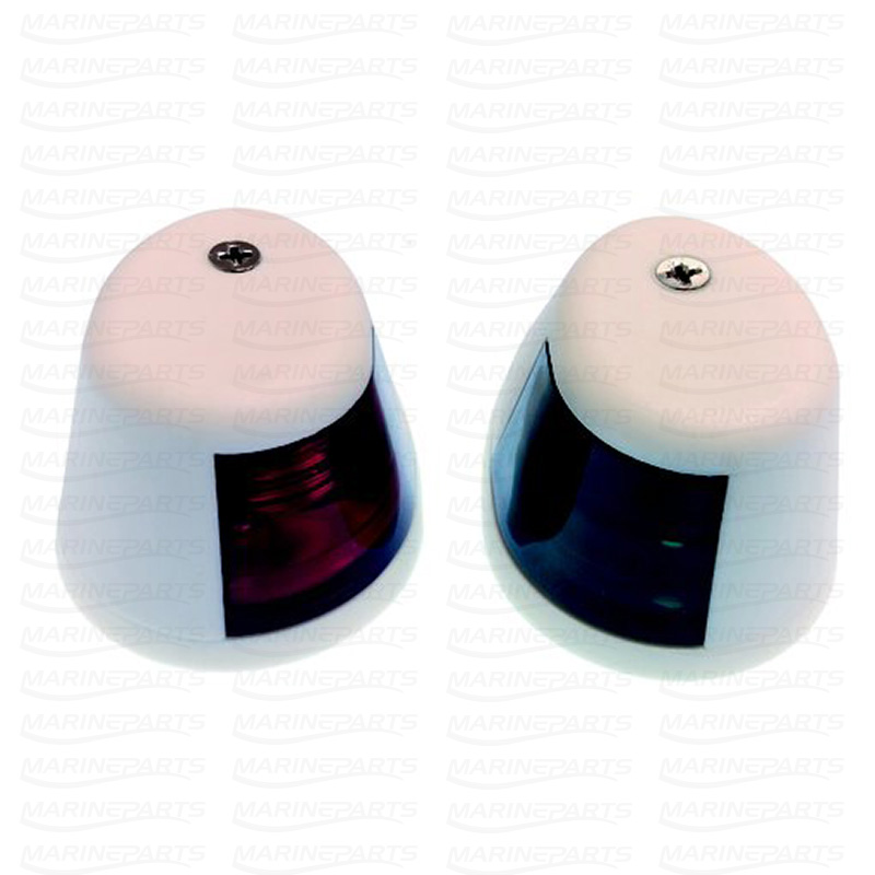 PAIR HORIZONTAL NAV.LIGHTS WHITE/LED