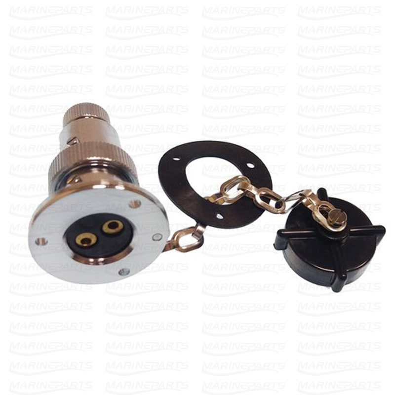 DECK CONNECTOR PLASTIC CAP 3A 2P