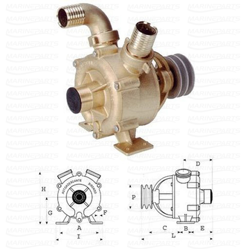 WATER PUMP  30mm