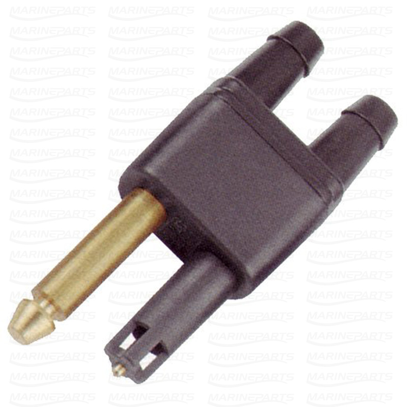 Double fuel quick connector, male for Mercury/Mariner