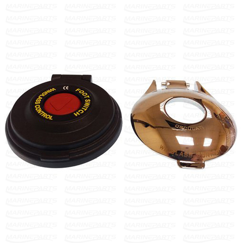 FOOT SWITCH INOX BASE RED