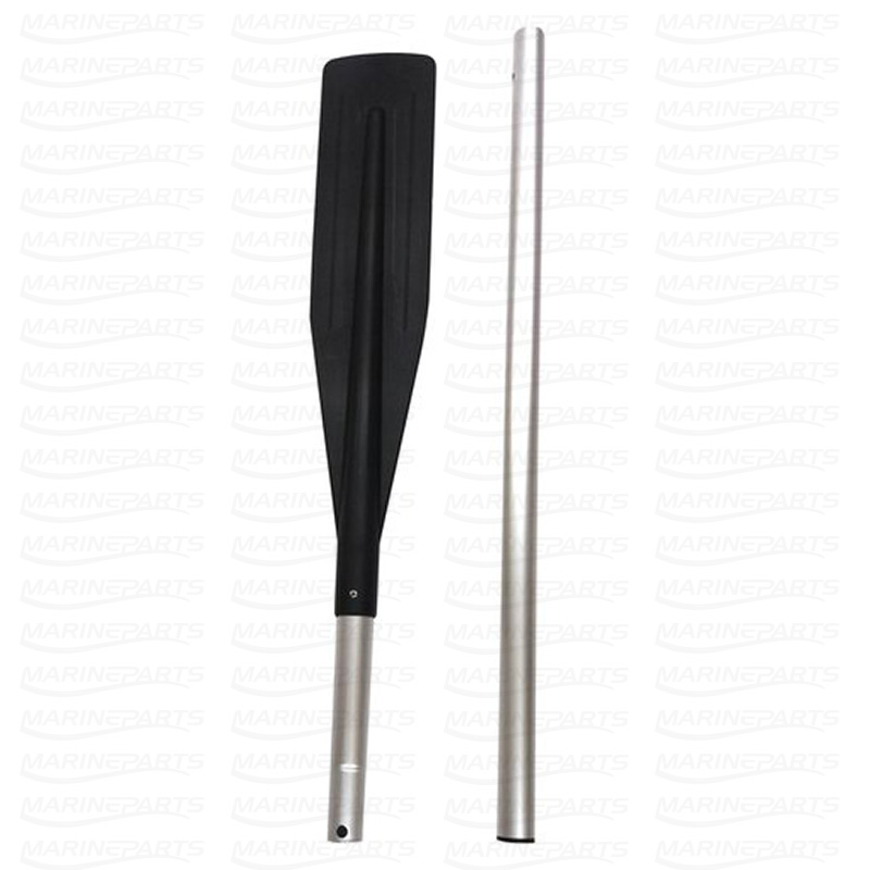 ANODIZED ALU OAR DEM. PLASTIC BLADE