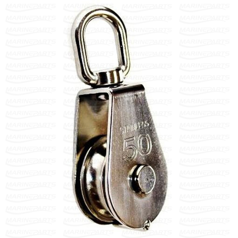 SWIVEL EYE PULLEY - SINGLE SHEAVE - 6 mm