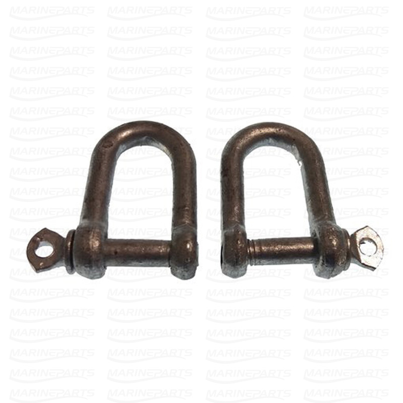 PACK OF 2 - DEE SHACKLE HOT D. GALV. 8mm