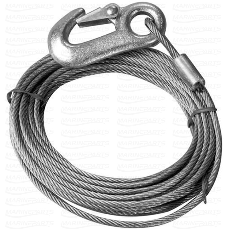 TRAILER WINCH CABLE 5mmx10M Marineparts Finland