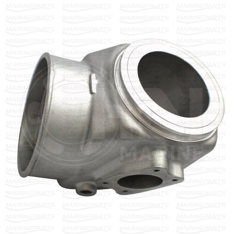 Exhaust Elbow in Stainless Steel for Volvo Penta D6 diesel engines HDI Marine Premium