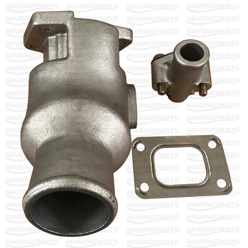 Exhaust Elbow in Stainless Steel for Volvo Penta D2-55, MD22 diesel engines HDI Marine Premium