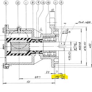 Sea Water Pump for Volvo Penta AQAD30A, TAMD30A, TMD30A, AQD40A, TMD40A, B, C, MD40A