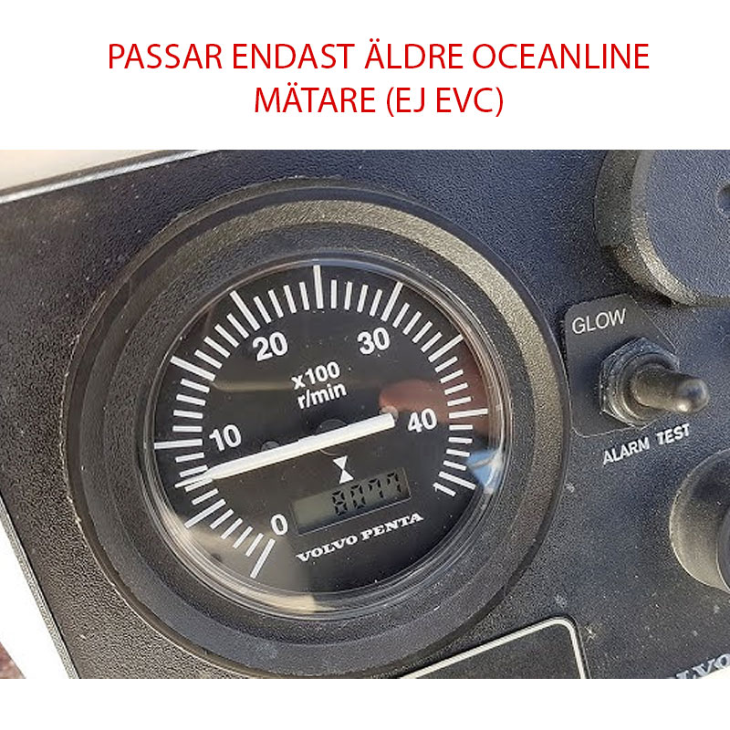 LCD display för Volvo Penta varvräknare