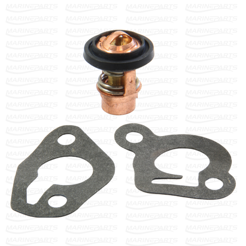 Thermostat Kit with Gaskets for Mercury/Mariner 6-25 hp 2-stroke outboards