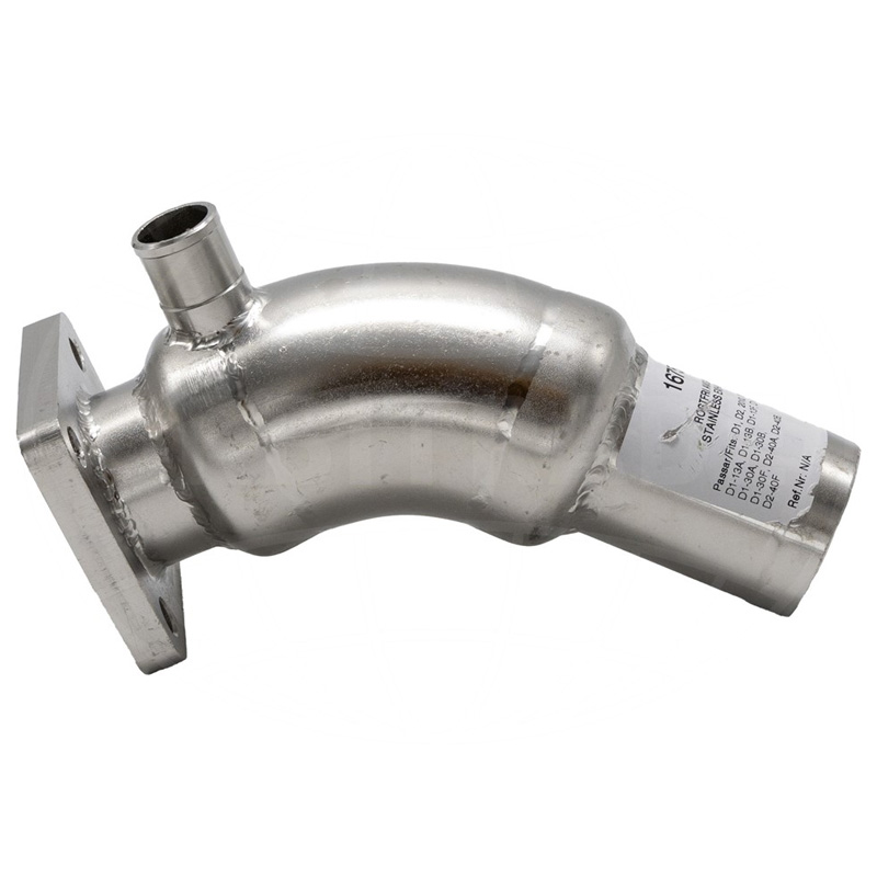 Exhaust elbow stainless for Volvo Penta 2010, 2020, 2030, 2040, D1, D2