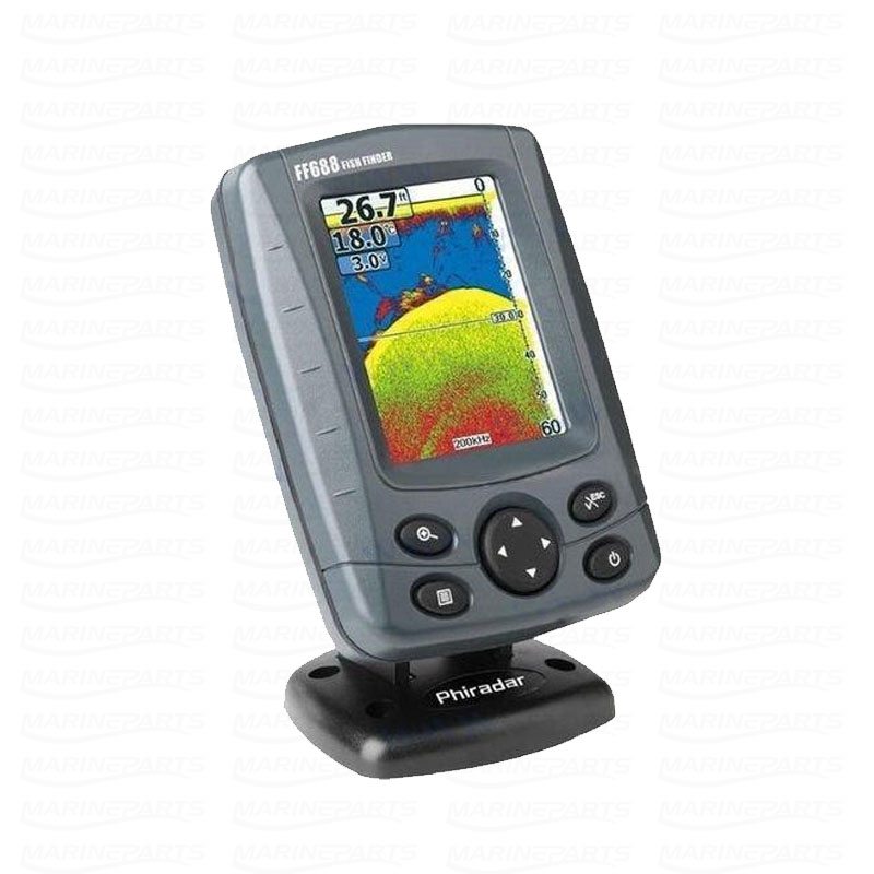 Fishfinder w. tranducer FF688C color 83/200khz 3,5