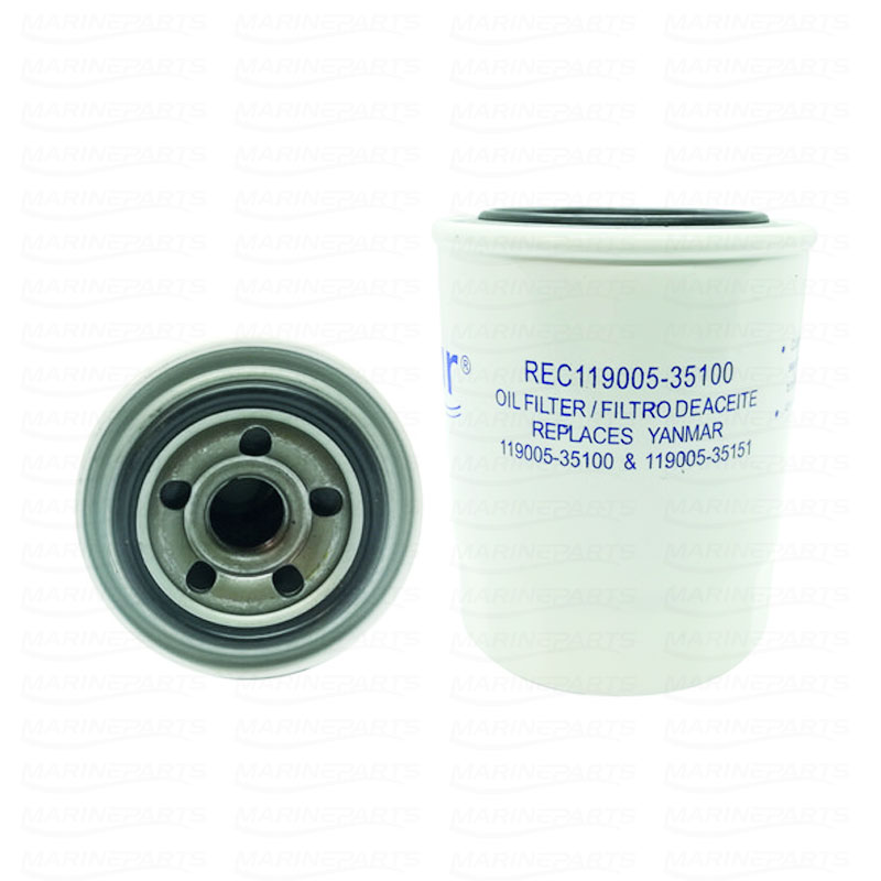 Oil Filter Yanmar 4LH-TE/-HTE, marineparts.eu