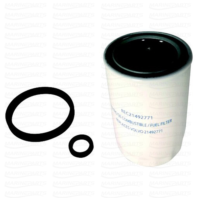 Fuel filter for Volvo Penta MD6A, MD6B, MD7A/B, 30, 31, 32, 60-63, 70, 71-72, 100, 102, 103, 120, 121, 122, 162, 163