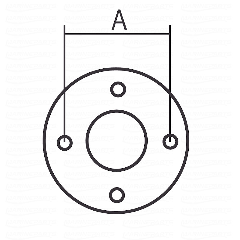 Erikoistyökalu trimmisylinterin päätylevy perämoottorille 32 mm