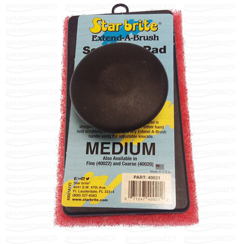 SCRUB PAD MEDIUM RED