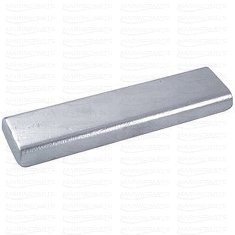 Solid anode plate without holes 130x80x30 kg. 2