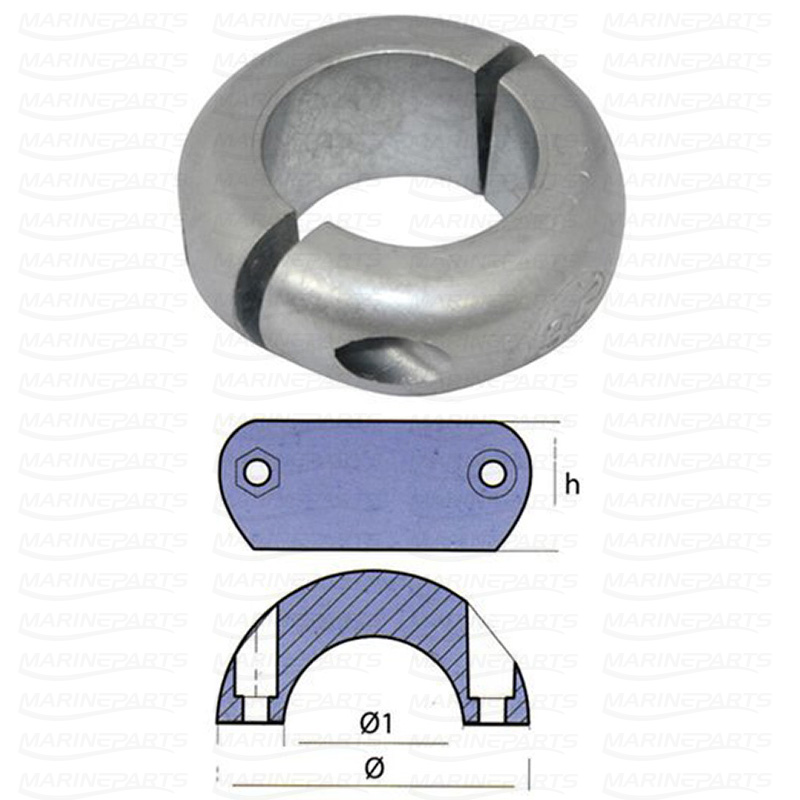 Shaft collar naca profile Ø 25,4mm