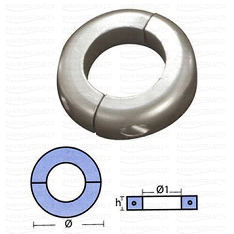 Large size Shaft collar Ø 115mm, marineparts.eu