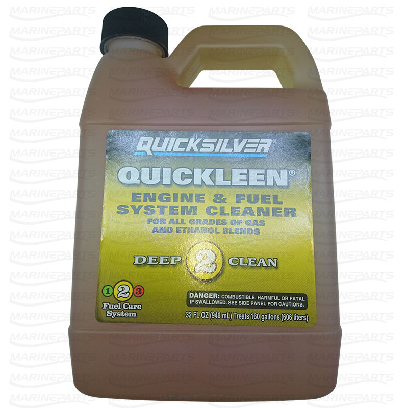 Quicksilver Quickleen drivstoff & motorrengjøringsmiddel 946ml