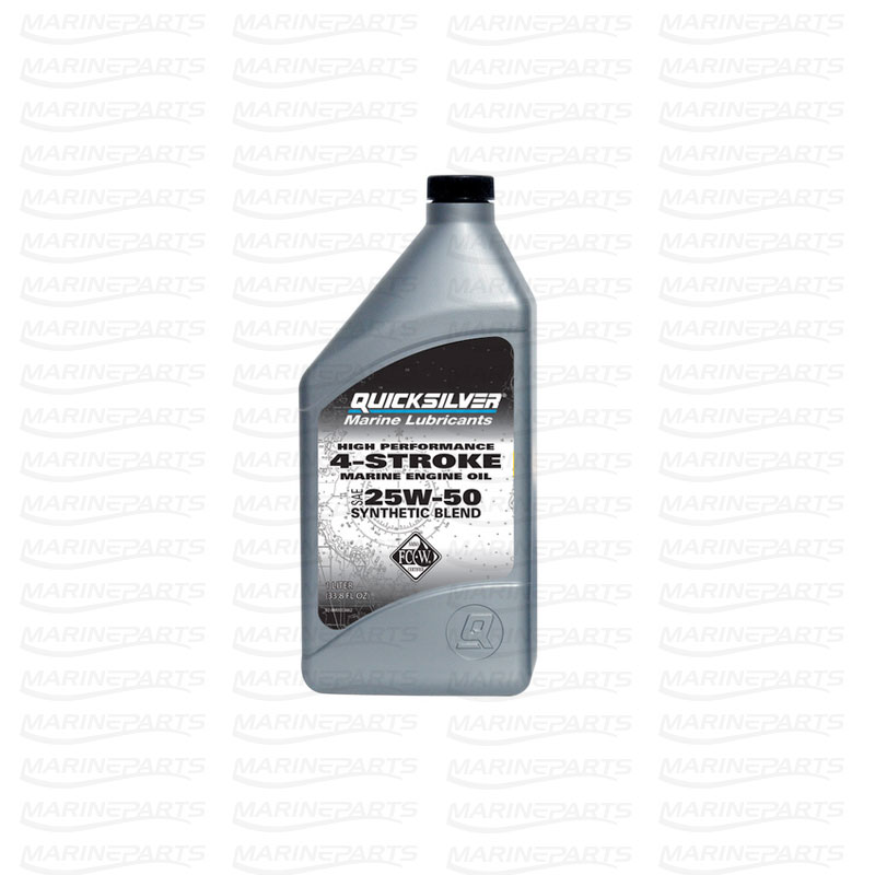 Engine Oil Quicksilver 25W-50 Synthetic Blend Verado 1L