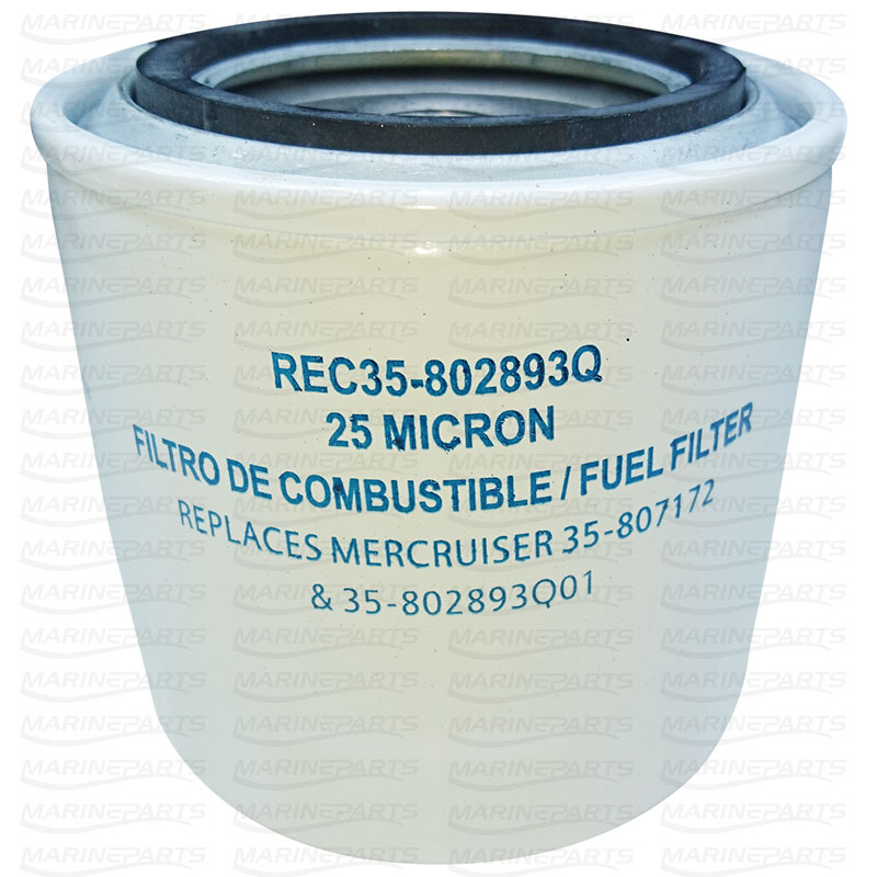 Water separating fuel filter spin-on 25 micron