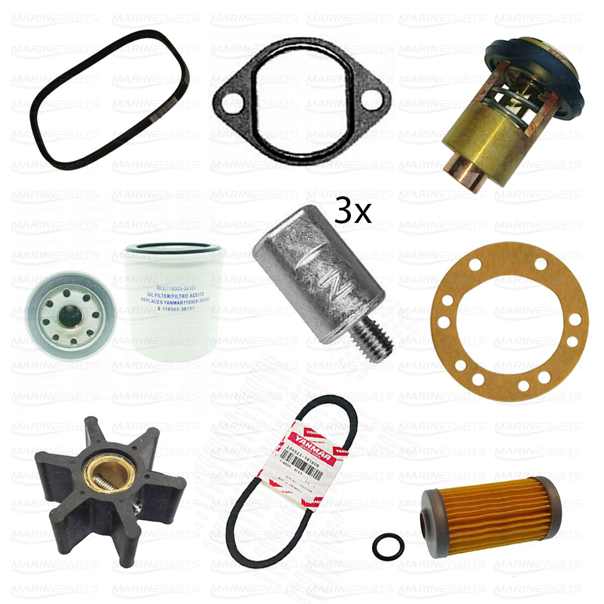 Service Kit for Yanmar 3GMD