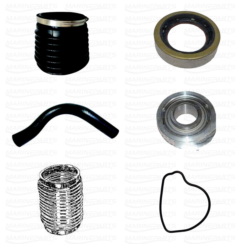 Transom Repair Kit for Volvo Penta SX-A (permalube gimal bearing)
