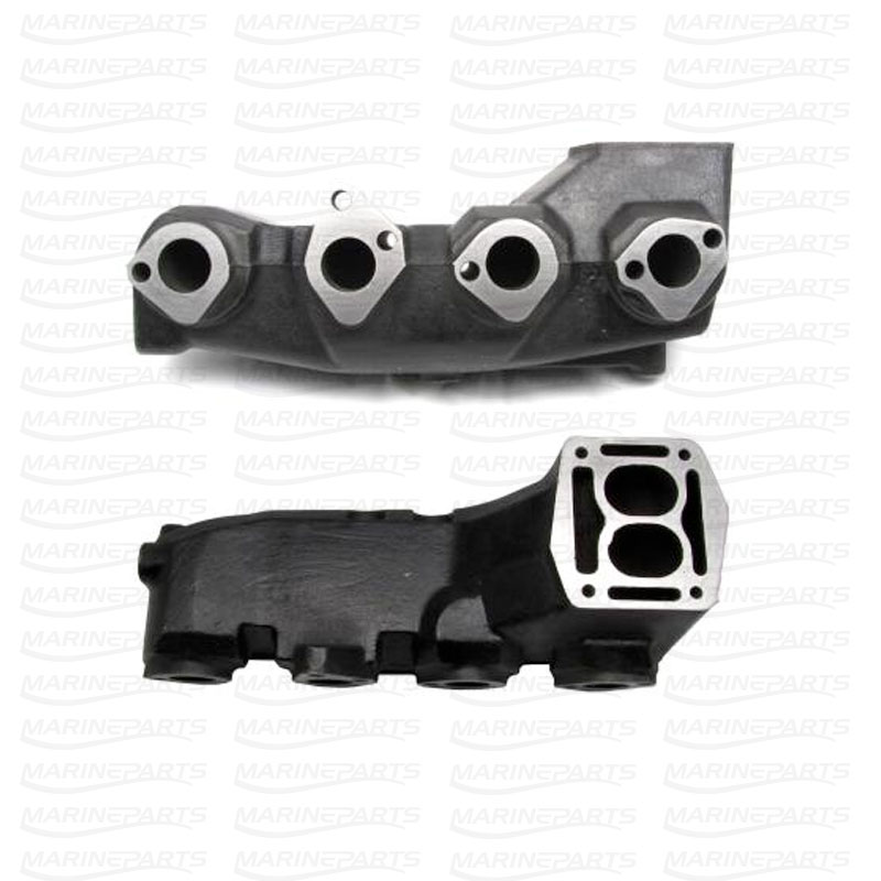 Exhaust manifold for OMC 2.3 liter inboards