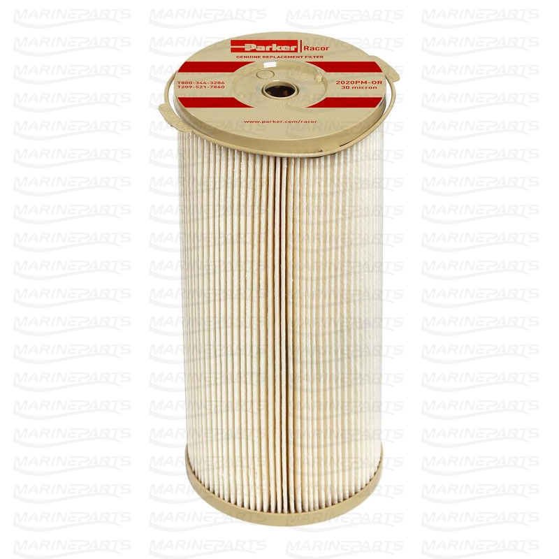 Racor fuel filter/replacement element diesel 30 micron (red, large)