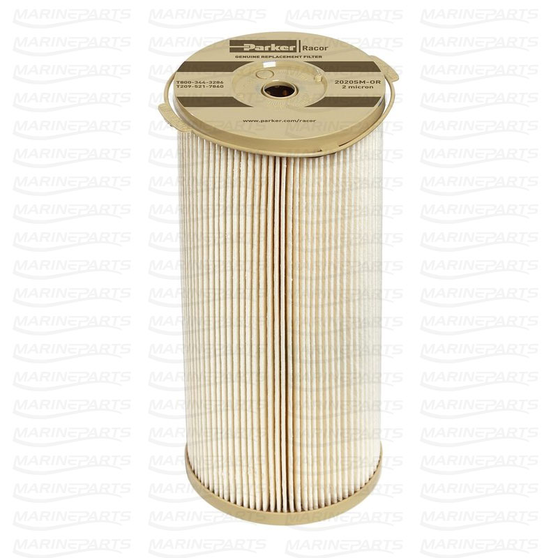 Racor fuel filter/replacement element diesel 2 micron (brown, large)