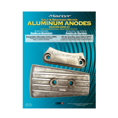 Anode Kit for Volvo Penta DPH Aluminium (Salt/Brackish)