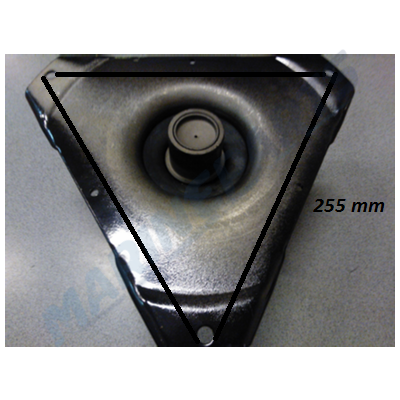 Gummikopplingssats Mercruiser 2.5 - 3.0L GM 4 cyl. (12” 3/4 svänghjul)