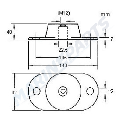 Engine Mount max 55 kg