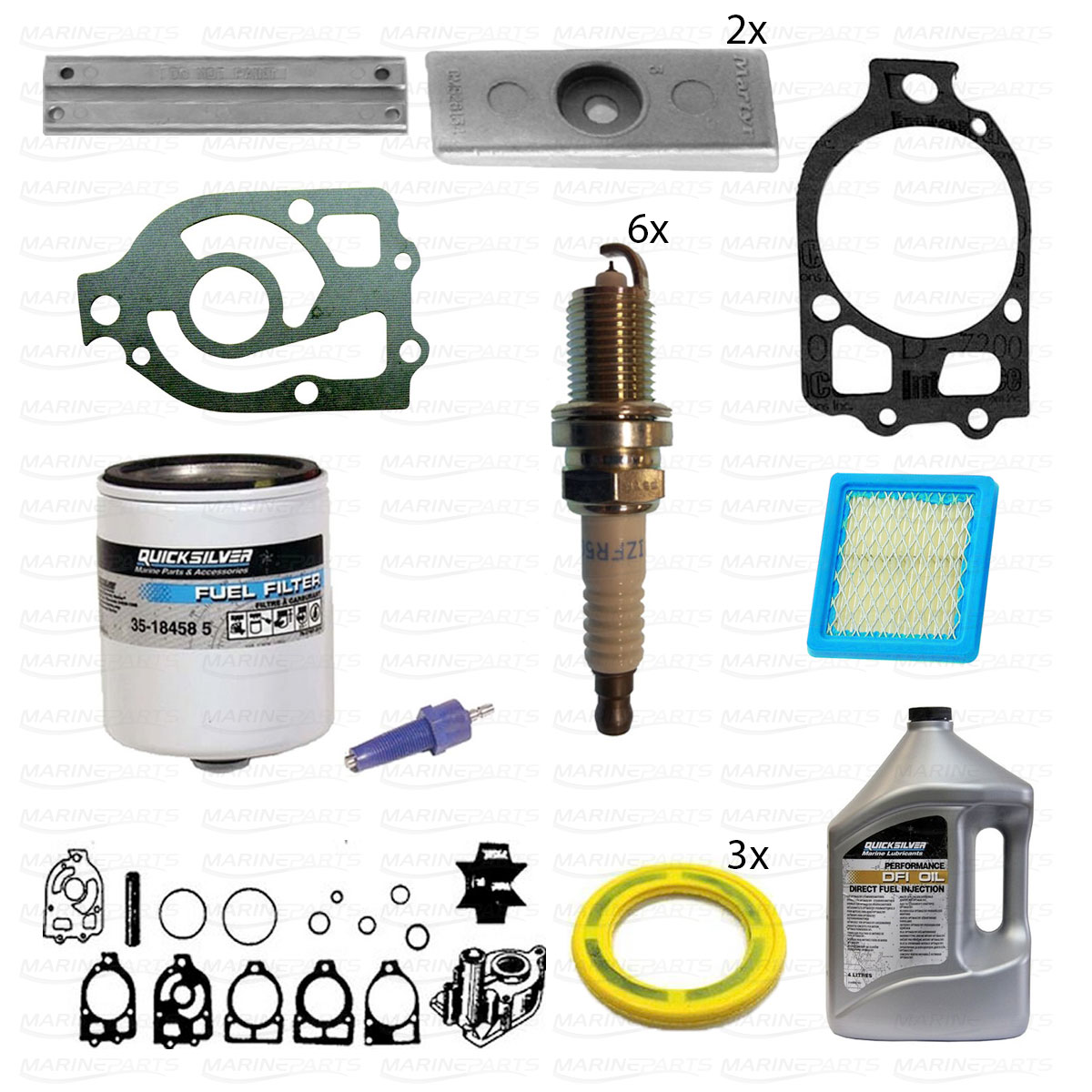 Service Kit for Mercury 135175 hp OptiMax, marineparts.eu