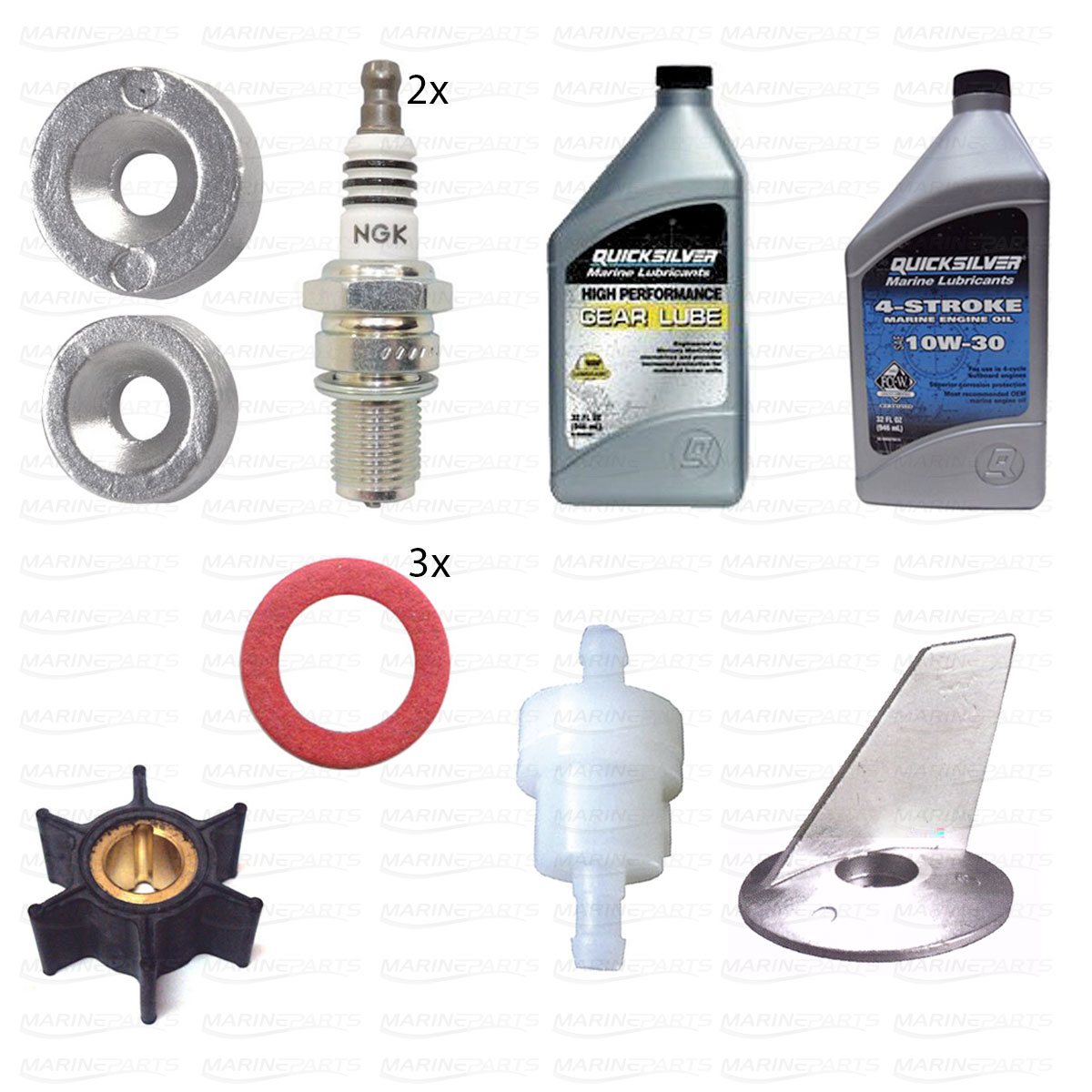 Service Kit for Mercury F8-9.9 hp