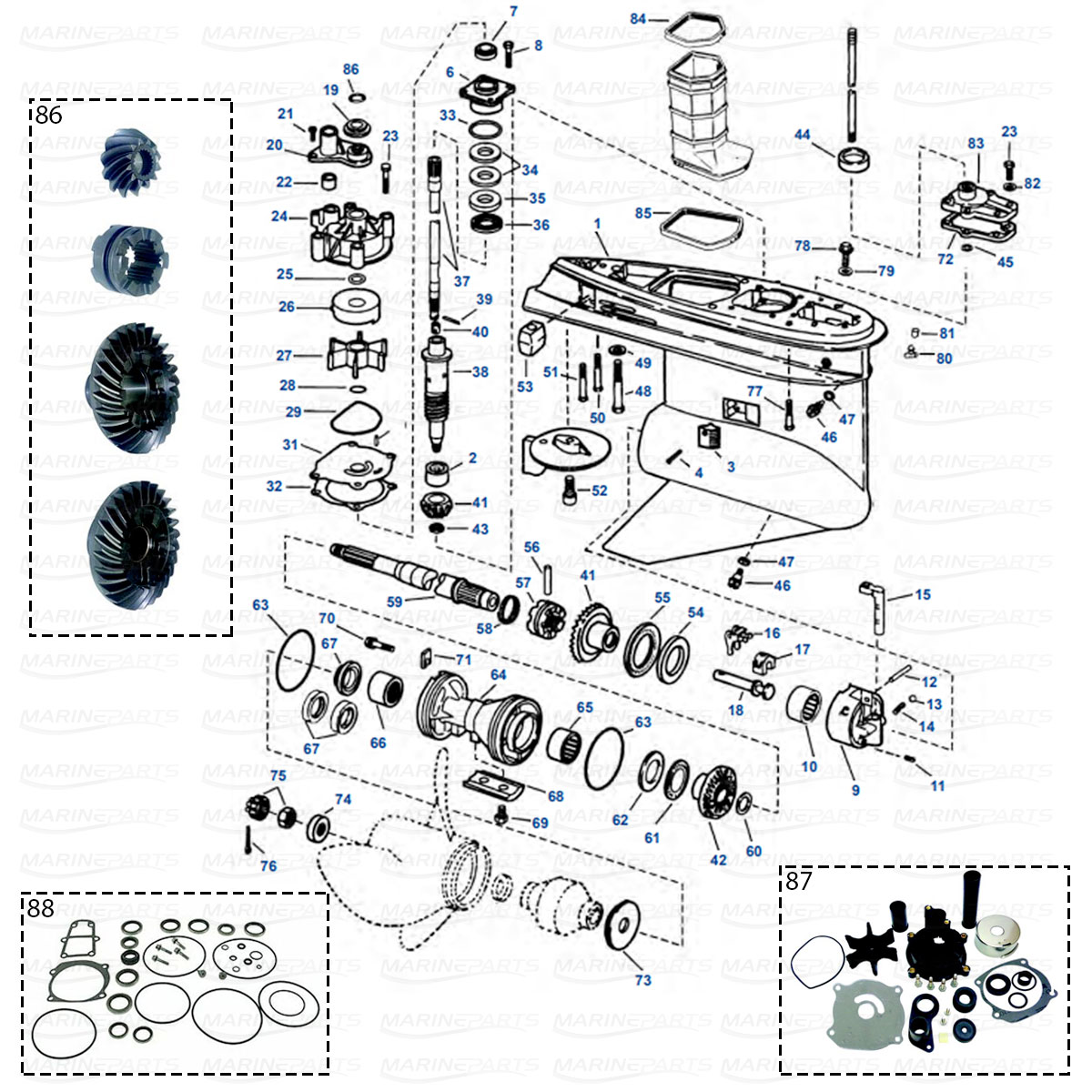 Evinrude/Johnson V4/V6 tüüp 