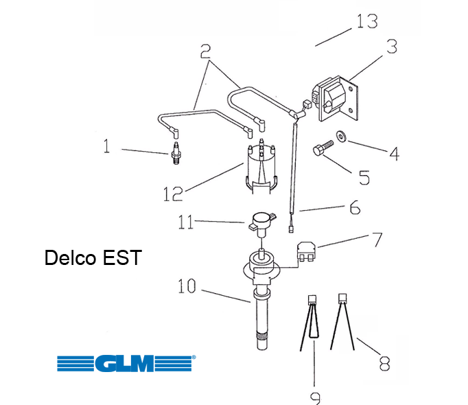 Tänddelar GM 4 cyl. digitalt system EST